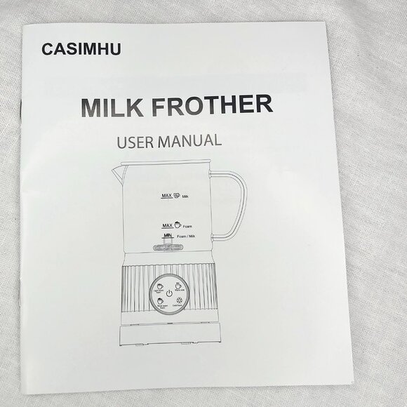 Casimhu 4-in-1 Electric Milk Frother & Steamer w LED Touch Screen 13.5oz SHMF002 - Picture 4 of 4